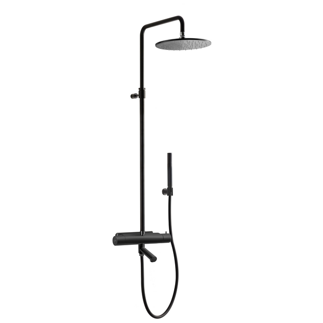 TAKDUSCH TVM2200-160 TERMOSTAT C/C160MM MATTSVART | Beijerbygg Byggmaterial